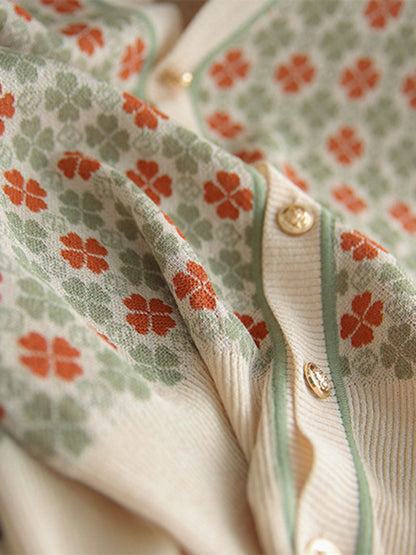 Classic Vintage Cardigan with a Flattering Fit