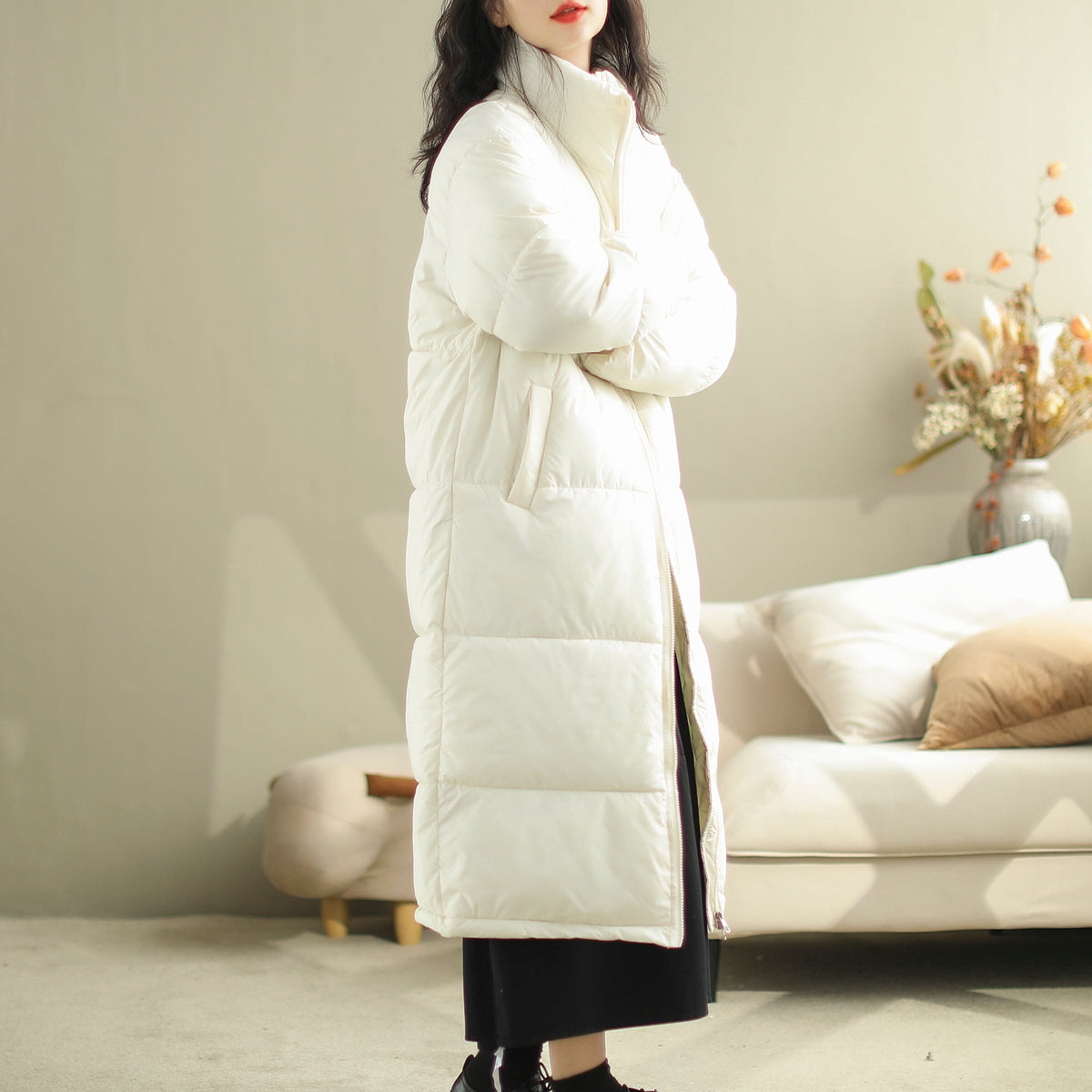 A Vintage Style Coat with Delicate Timeless Details