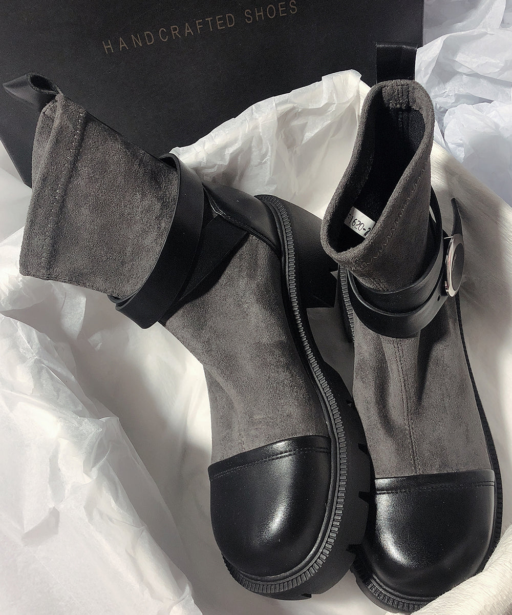 Classic Orthopedic Boots with Timeless Style