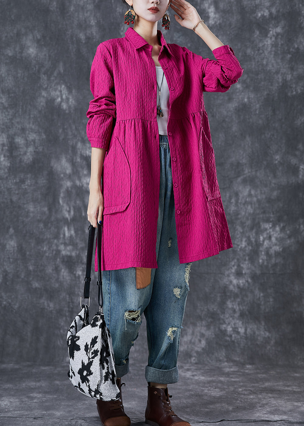 A Vintage Style Coat with Delicate Timeless Details