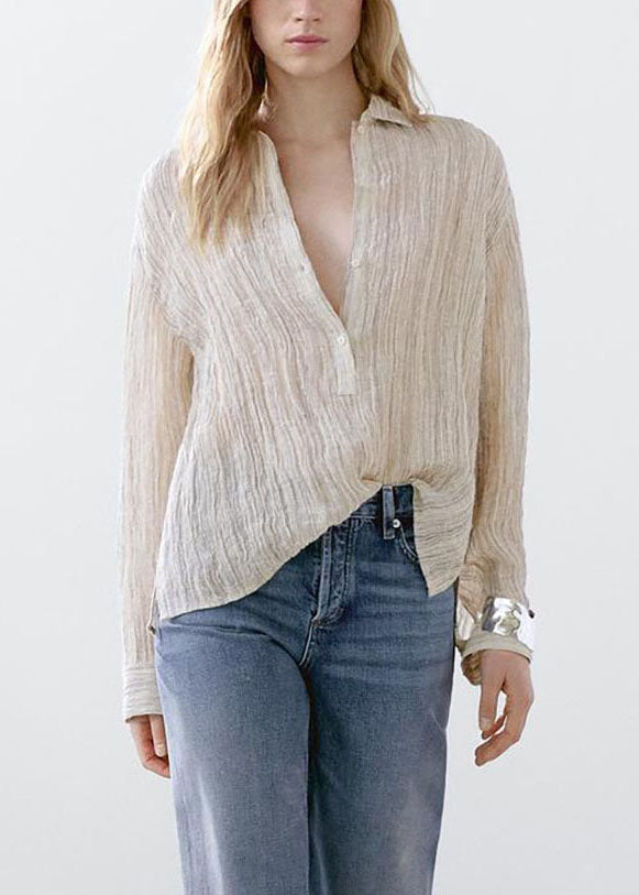 A Vintage Style Shirt with Delicate Timeless Details