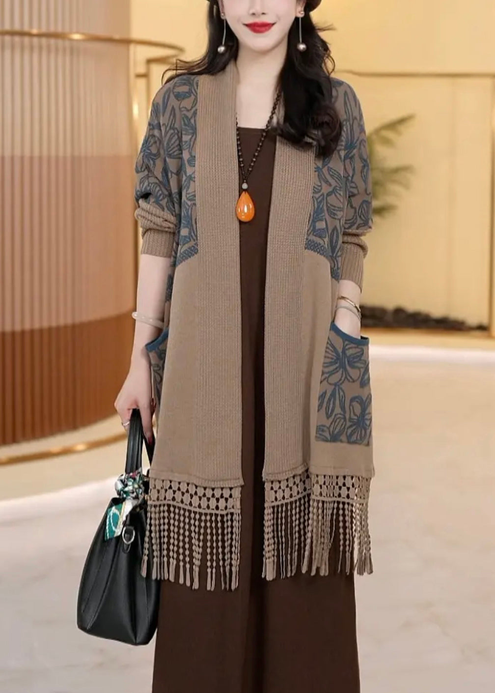A Vintage Style Cardigan with Delicate Timeless Details
