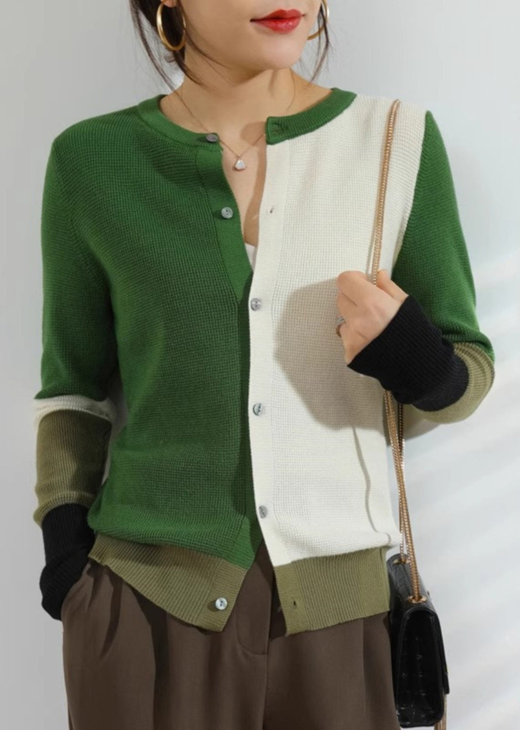 Classic Vintage Cardigan with a Flattering Fit
