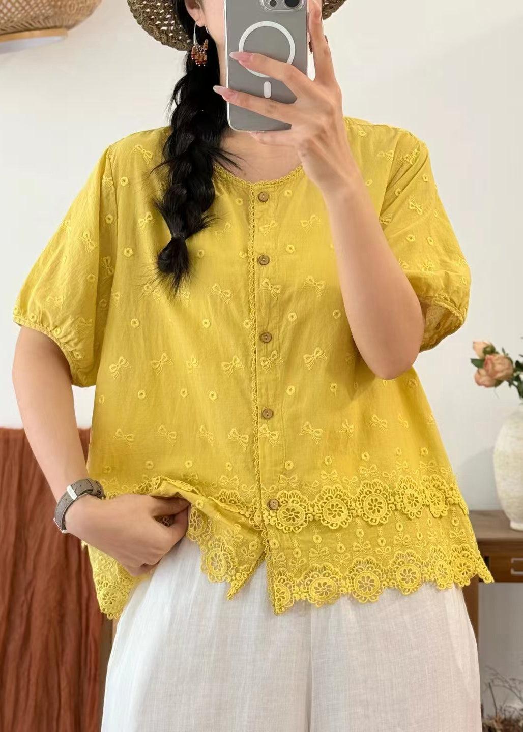 Vintage Inspired Blouse with a Contemporary Edge