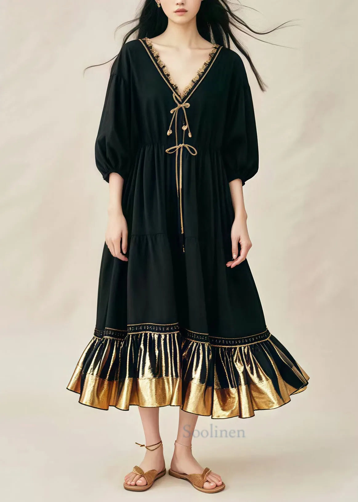 Elegantly Styled Dress for Everyday Wear