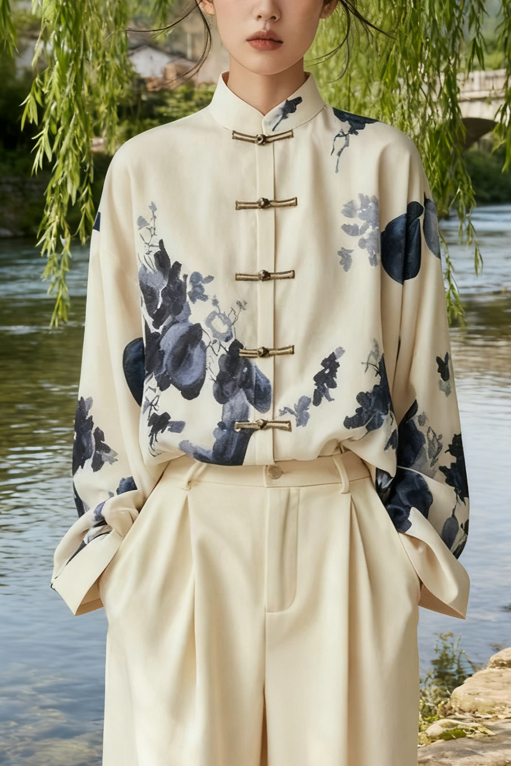 Vintage Inspired Blouse with a Contemporary Edge