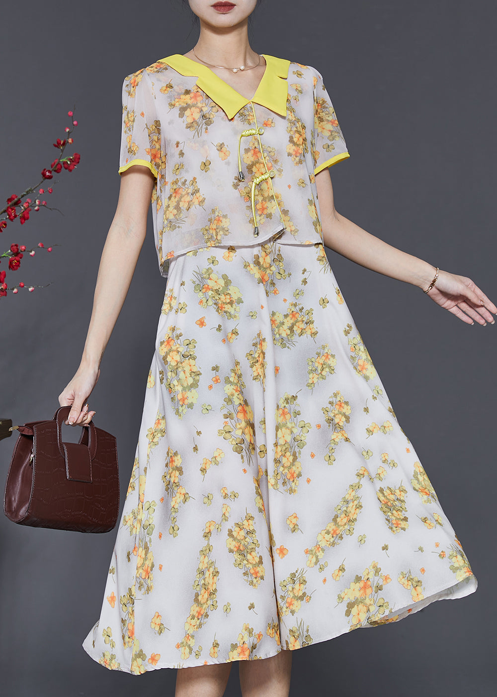 A Vintage Style Dress with Delicate Timeless Details