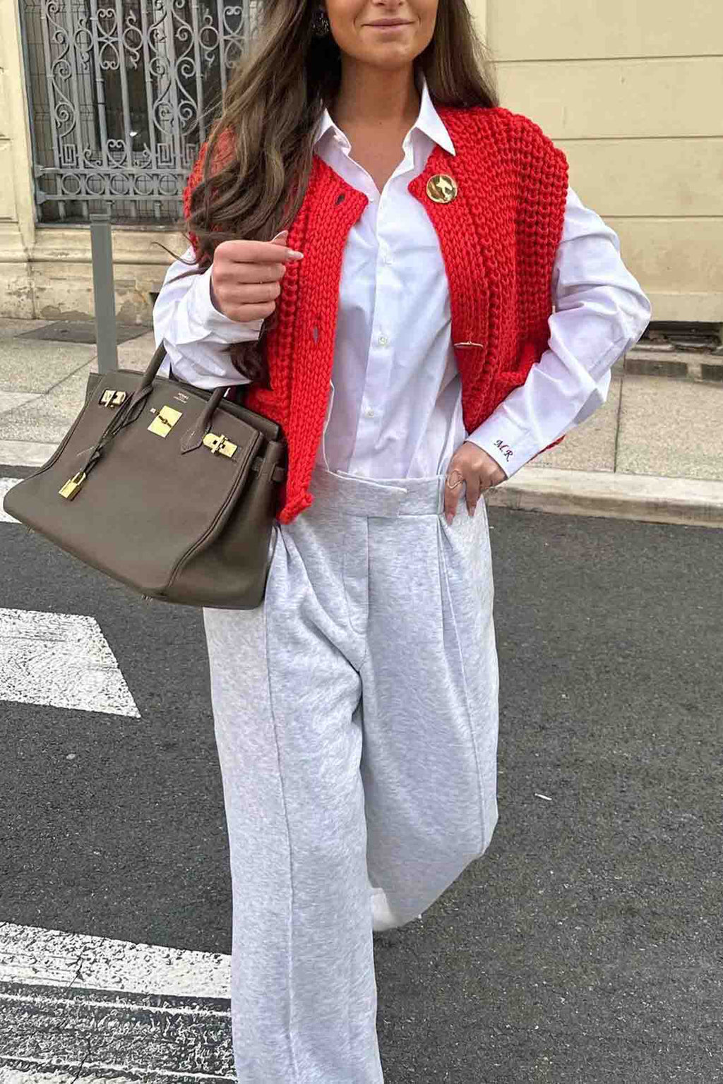 A Vintage Style Cardigan with Delicate Timeless Details