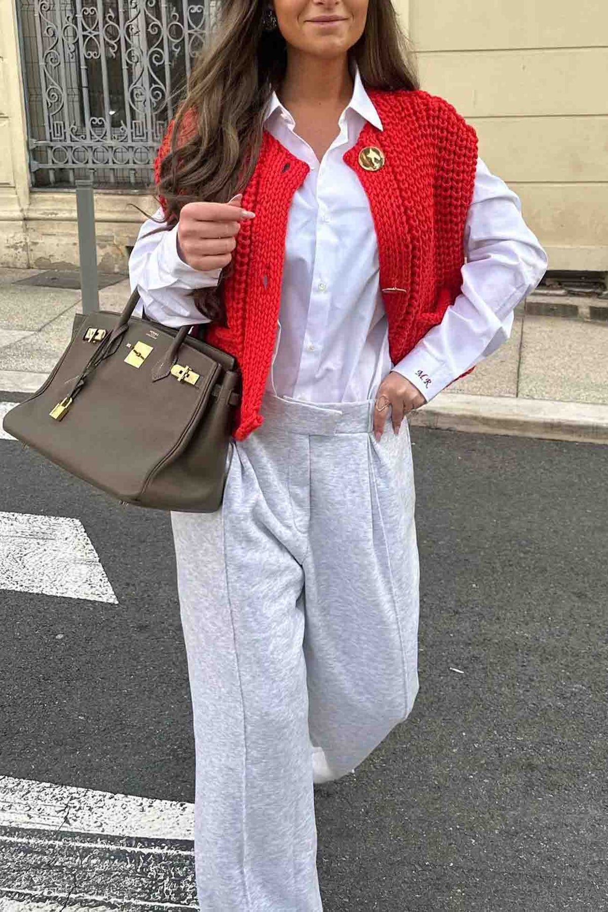 A Vintage Style Cardigan with Delicate Timeless Details