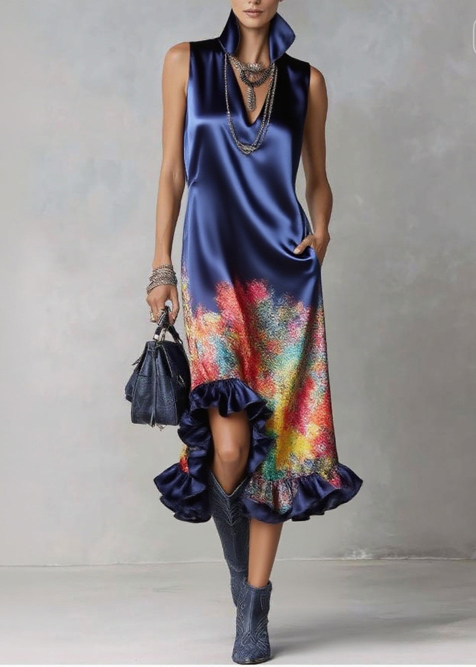 Well Tailored Dress with a Graceful Silhouette