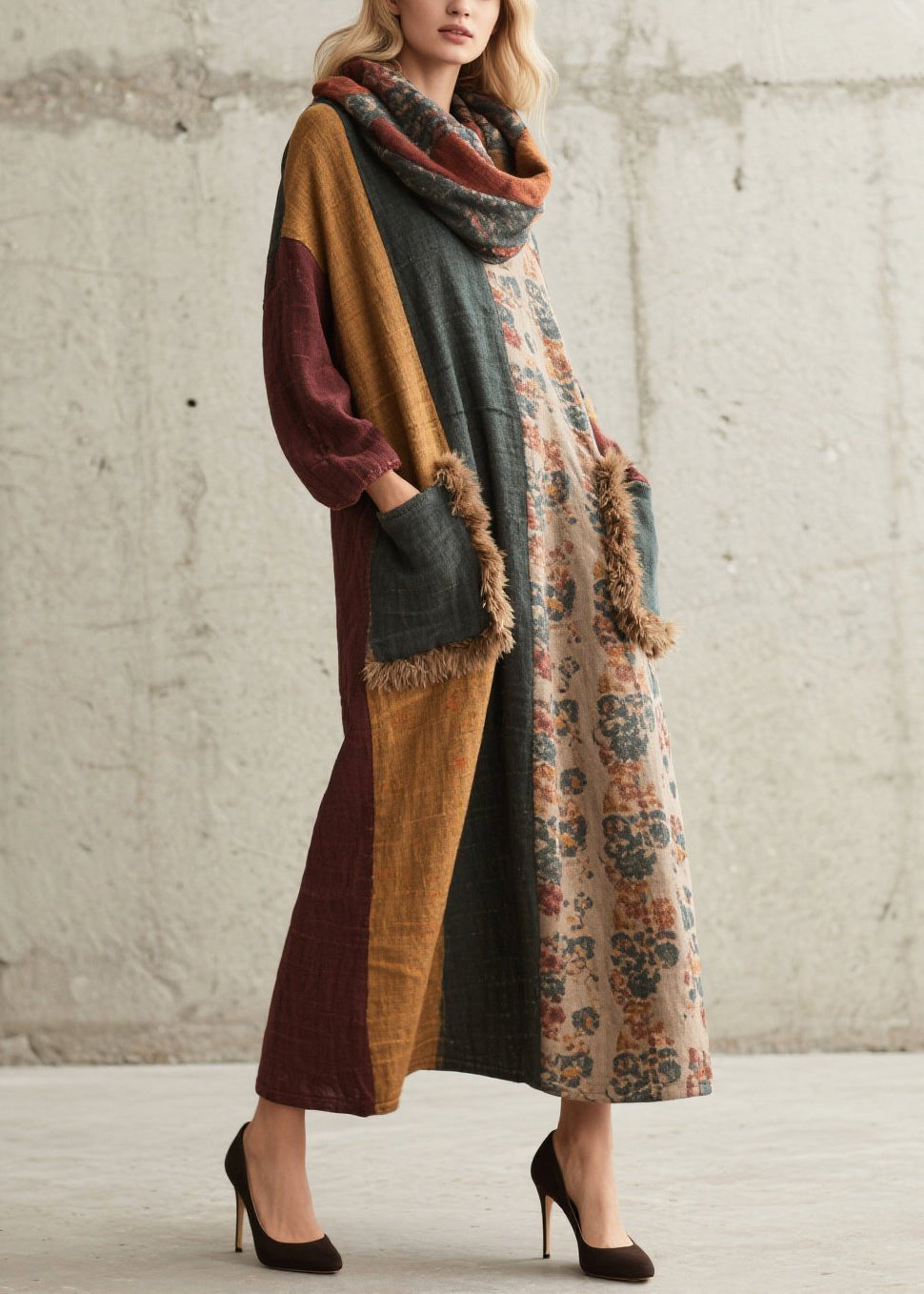Classic Vintage Dress with a Flattering Fit