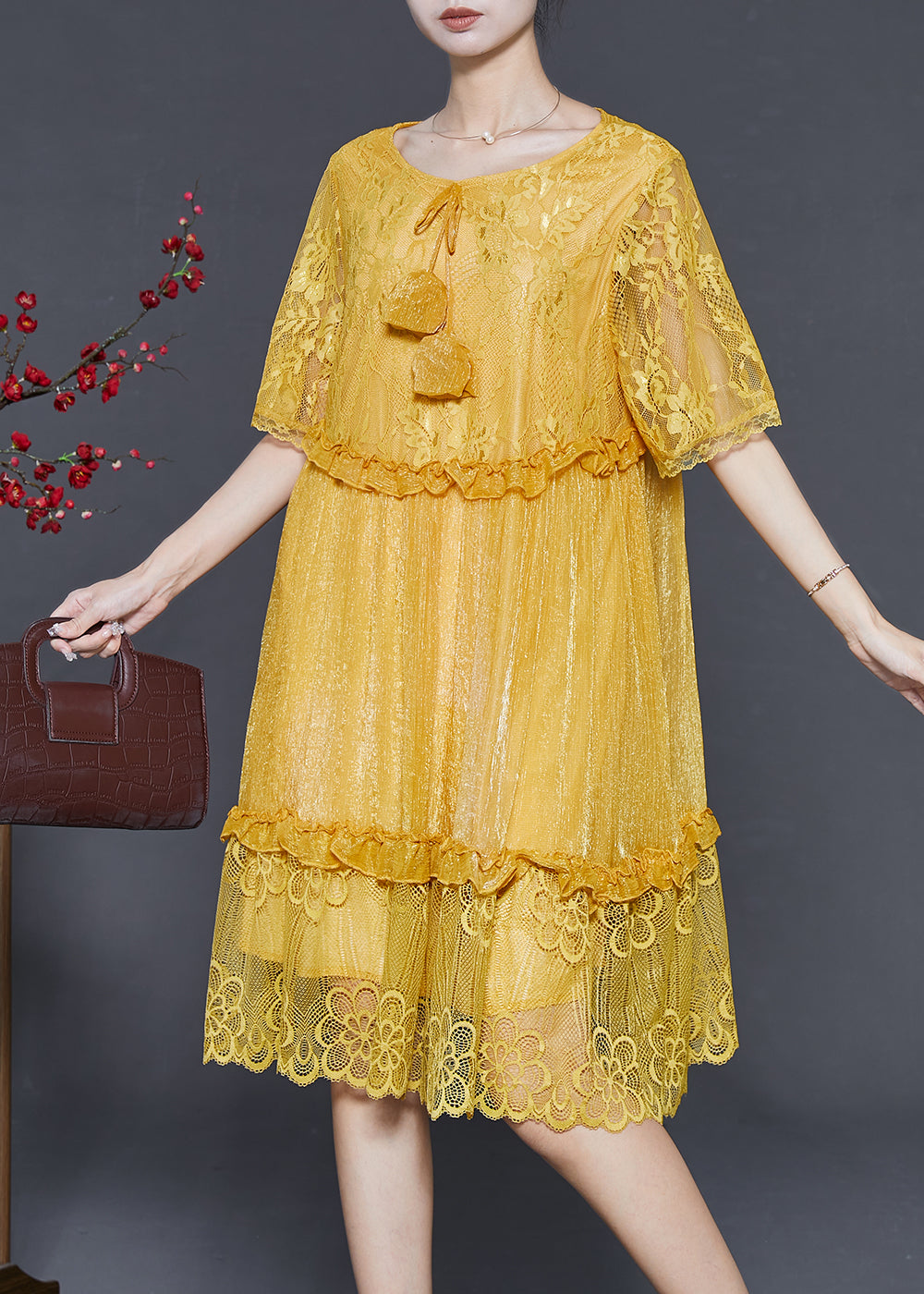 A Vintage Style Dress with Delicate Timeless Details