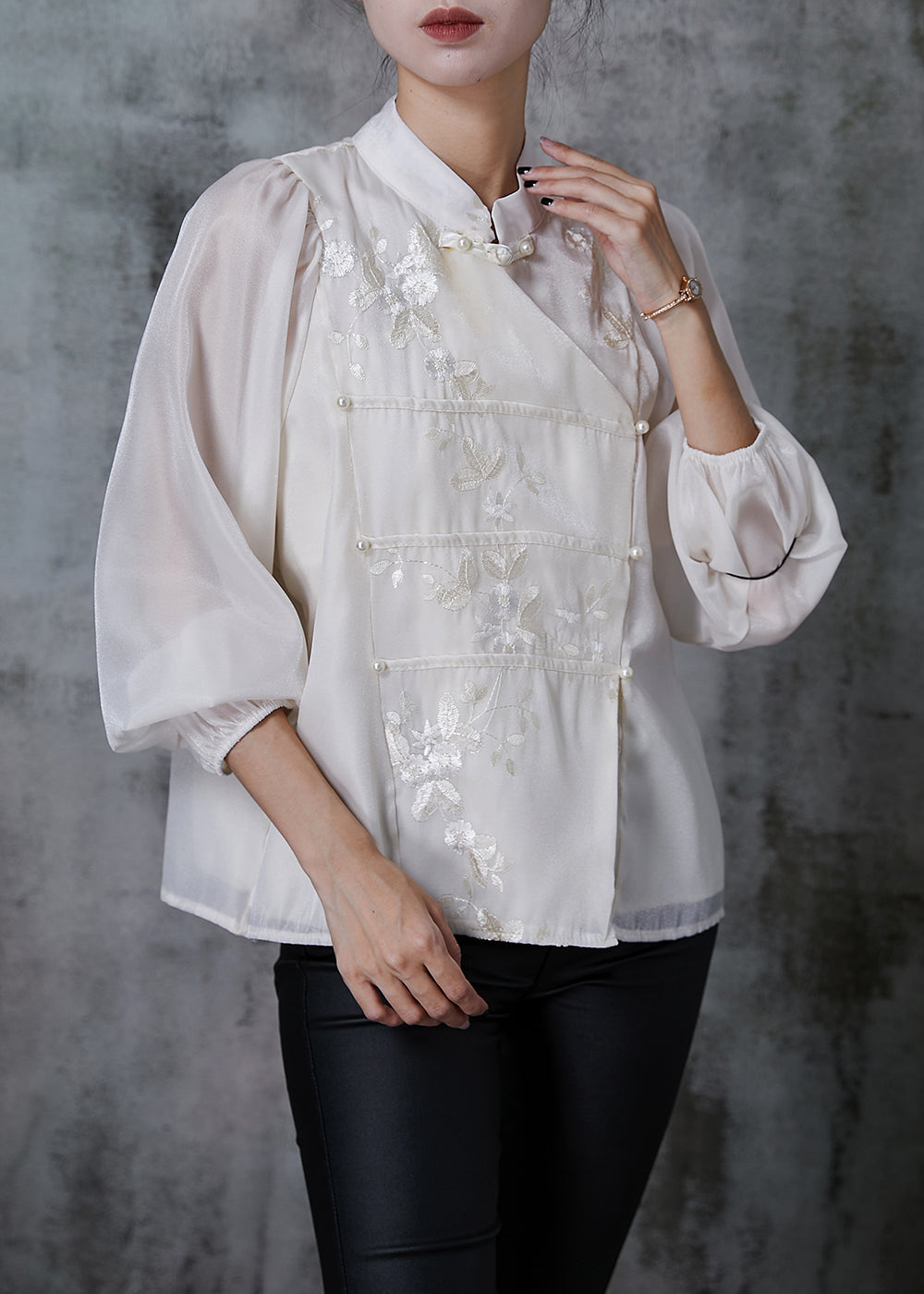 Vintage Inspired Blouse with a Contemporary Edge