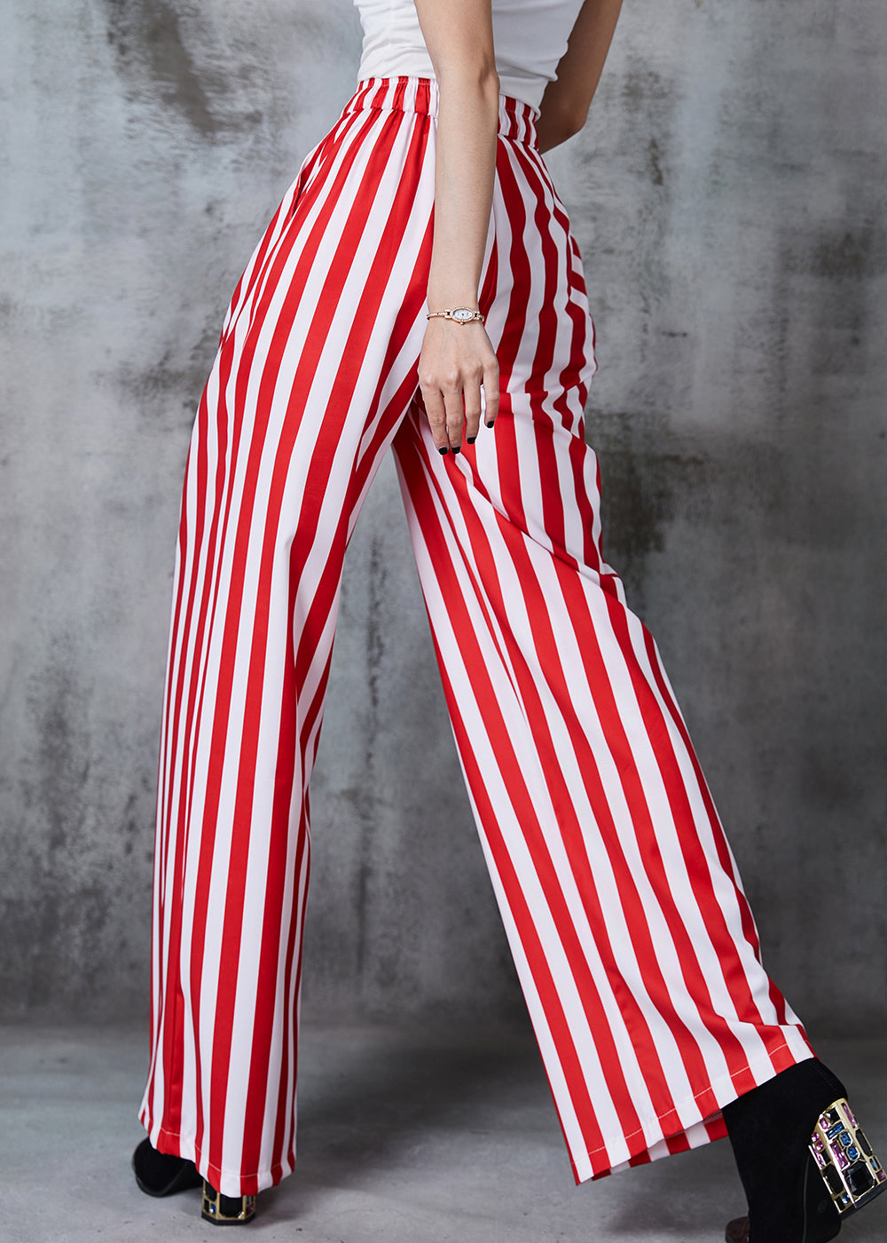 A Vintage Style Pants with Delicate Timeless Details