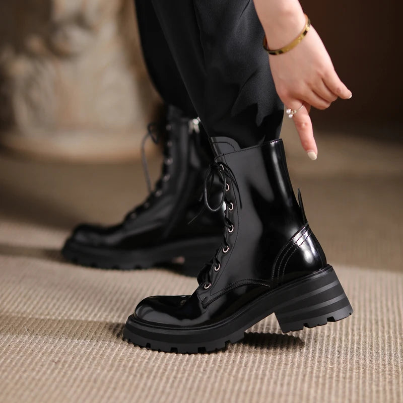 Chic Orthopedic Boots with Unique Design