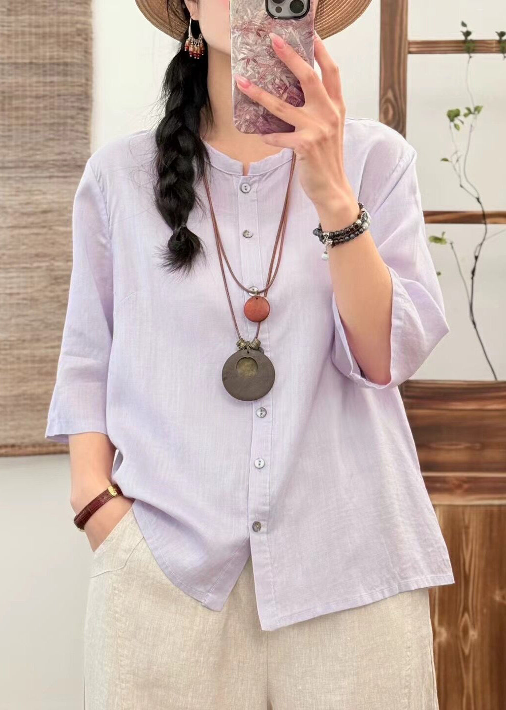 Vintage Inspired Blouse with a Contemporary Edge