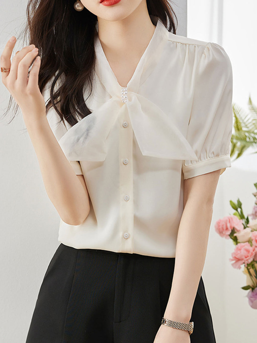 A Vintage Style Shirt with Delicate Timeless Details