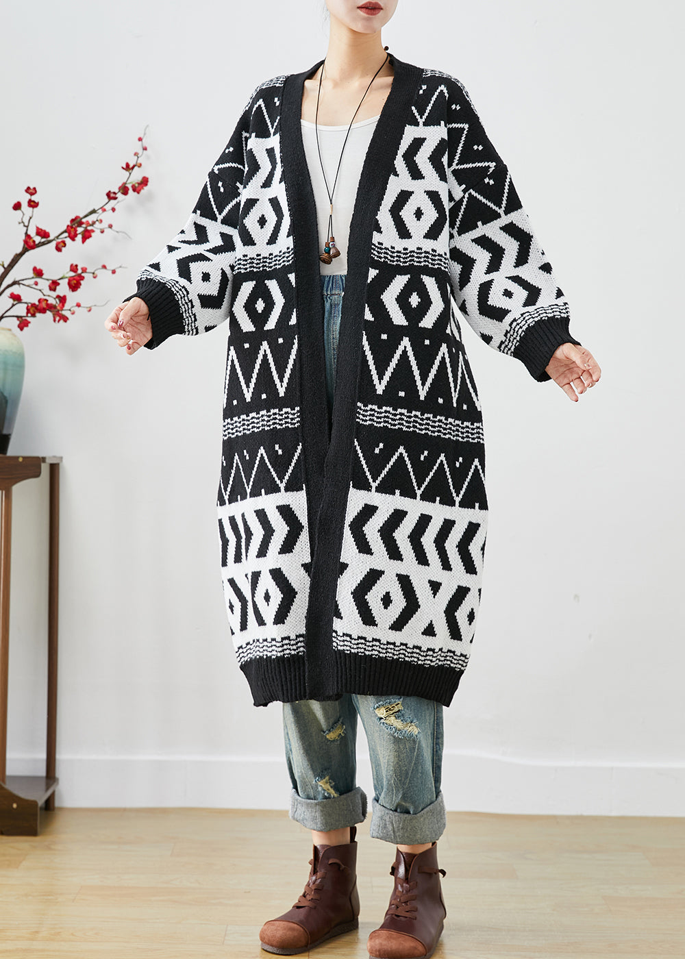 Vintage Inspired Cardigan with a Contemporary Edge