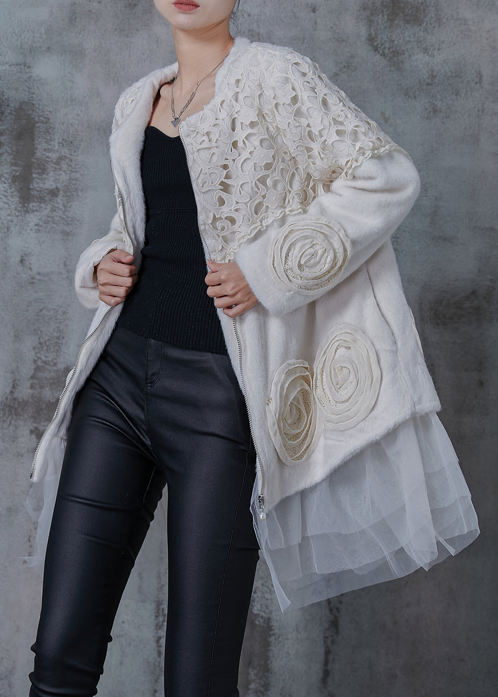 A Vintage Style Jacket with Delicate Timeless Details