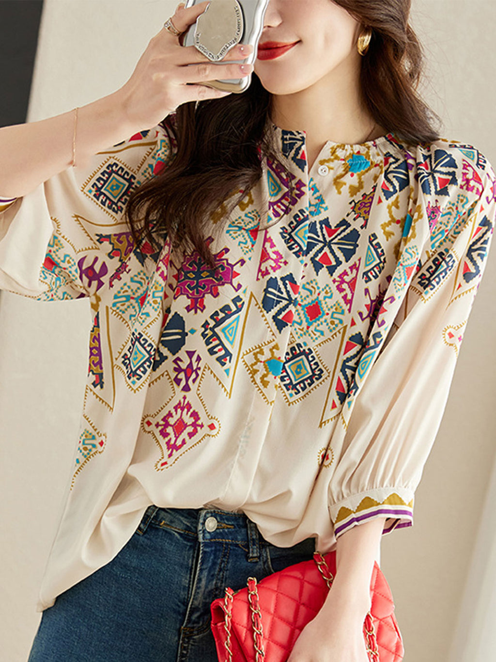 A Vintage Style Top with Delicate Timeless Details