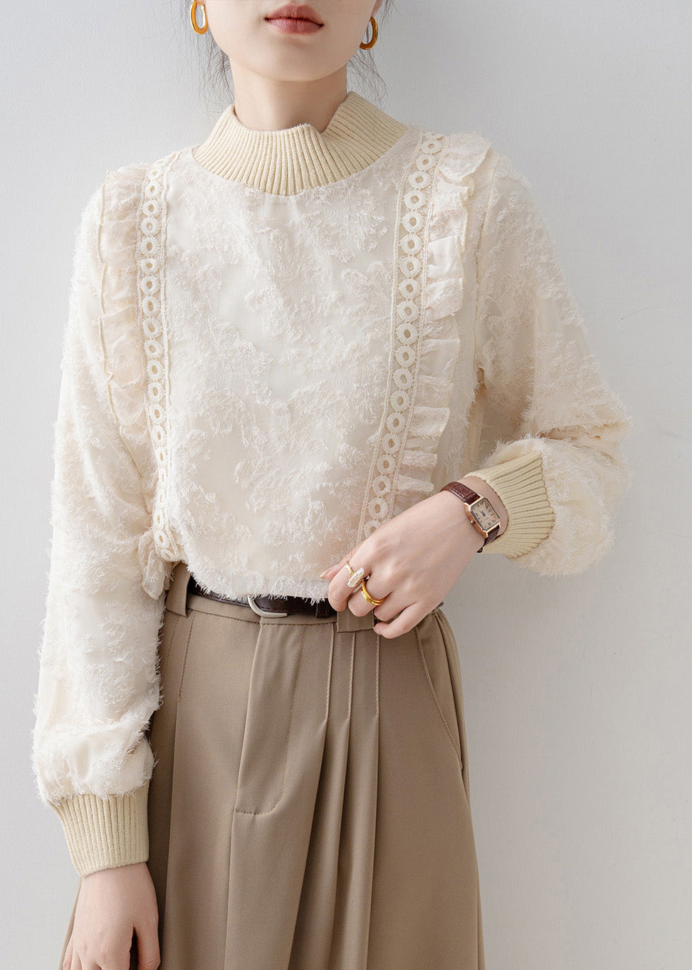 Gracefully Styled Blouse for Any Occasion