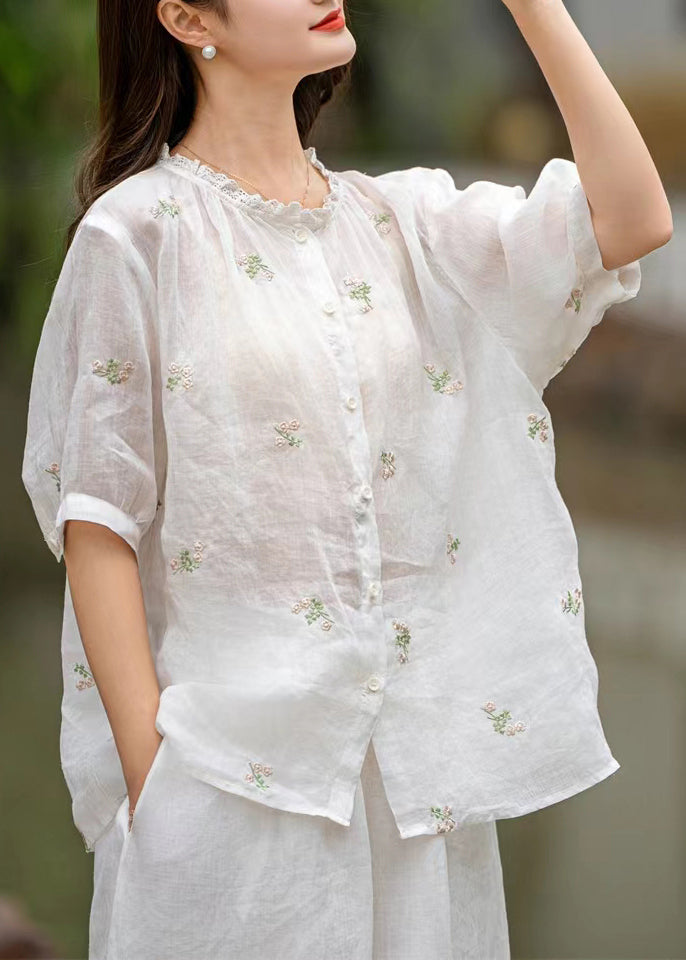 A Vintage Style Blouse with Delicate Timeless Details