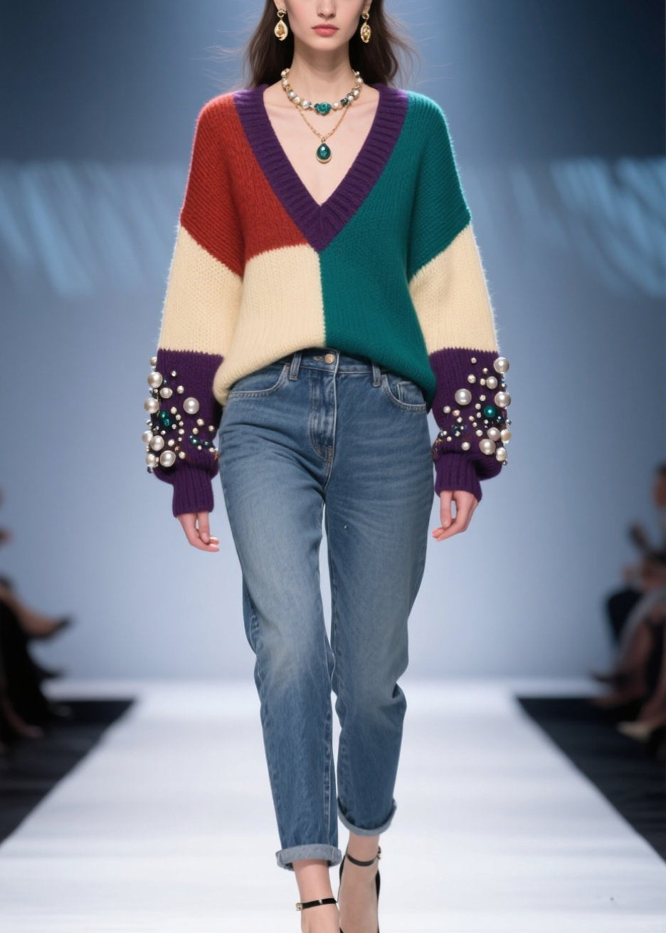 A Vintage Style Sweater with Delicate Timeless Details