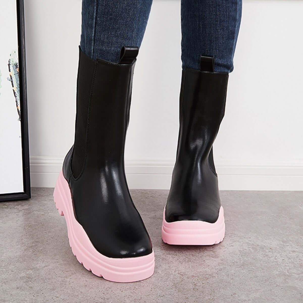 Chic Orthopedic Boots with Unique Design