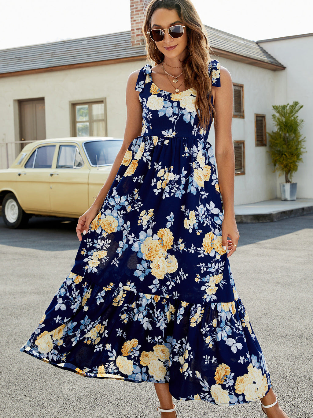 A Vintage Style Dress with Delicate Timeless Details