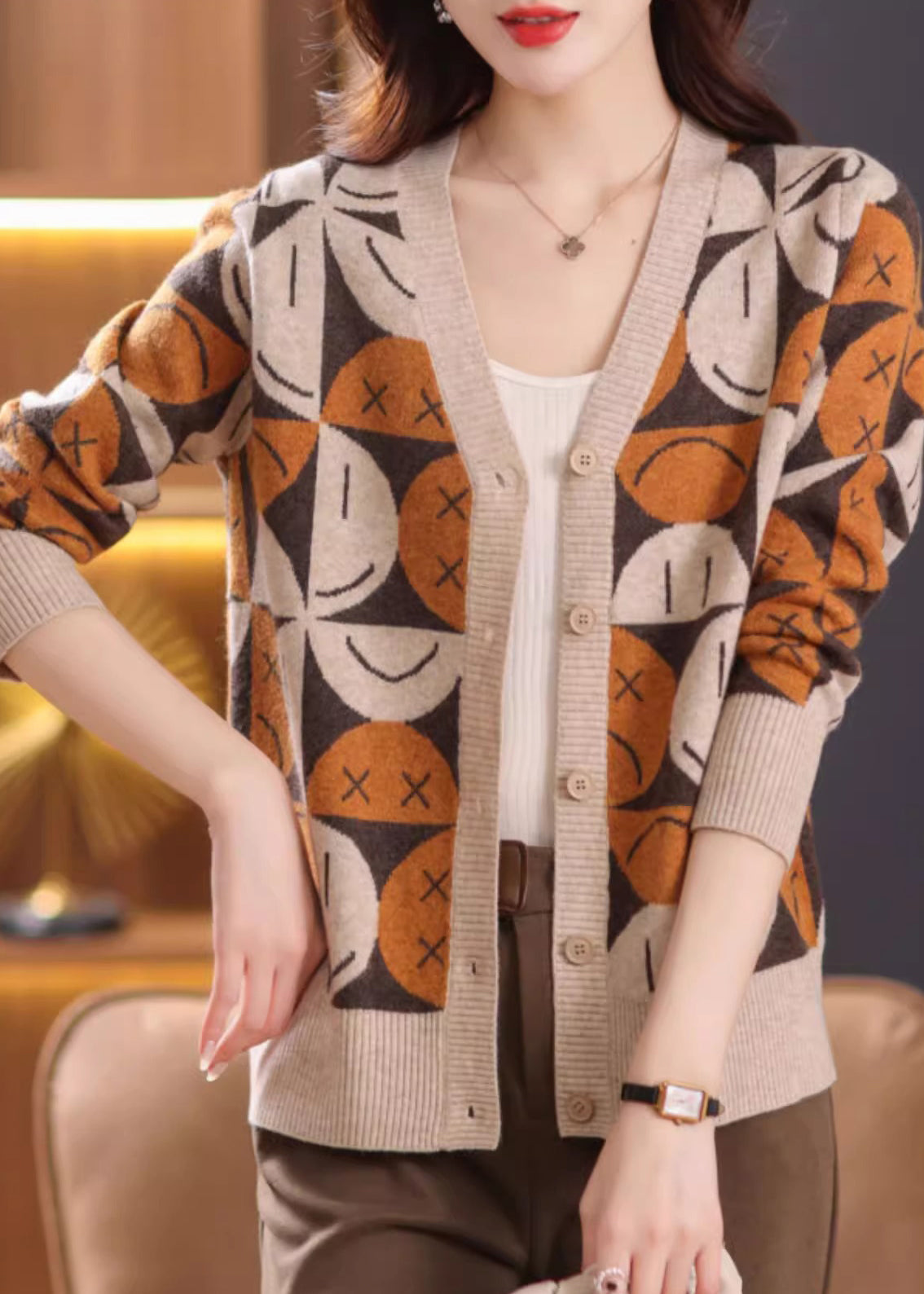 Beautifully Balanced Cardigan with Timeless Character