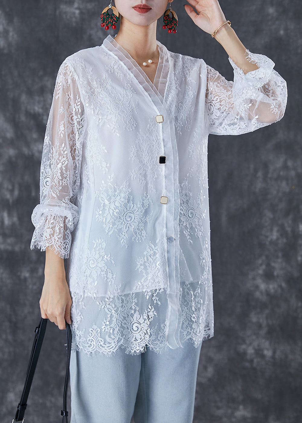 A Vintage Style Blouse with Delicate Timeless Details