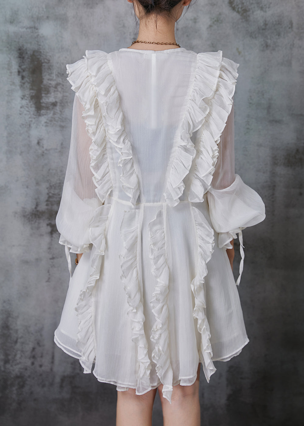 A Vintage Style Dress with Delicate Timeless Details