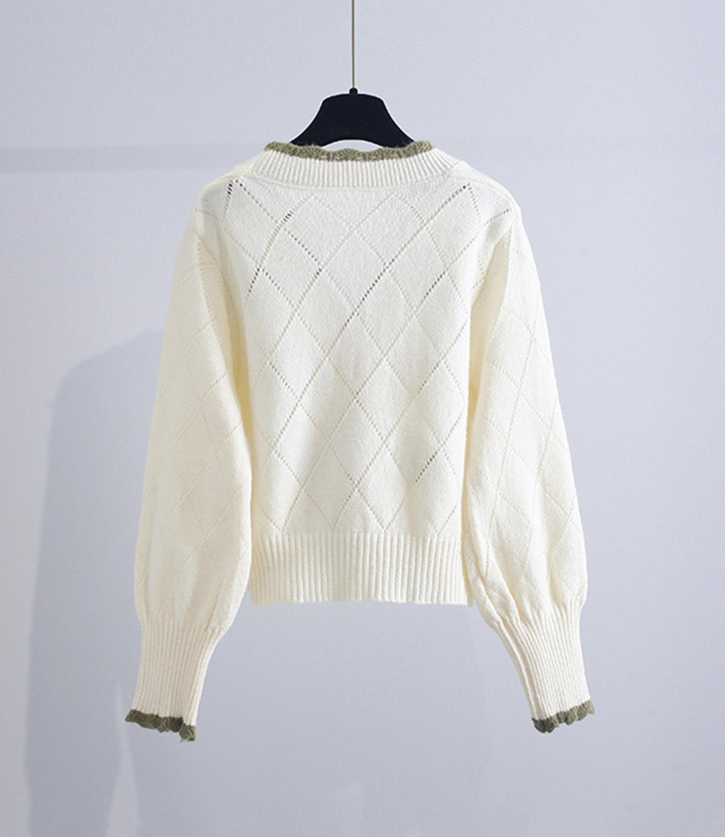 Classic Vintage Cardigan with a Flattering Fit