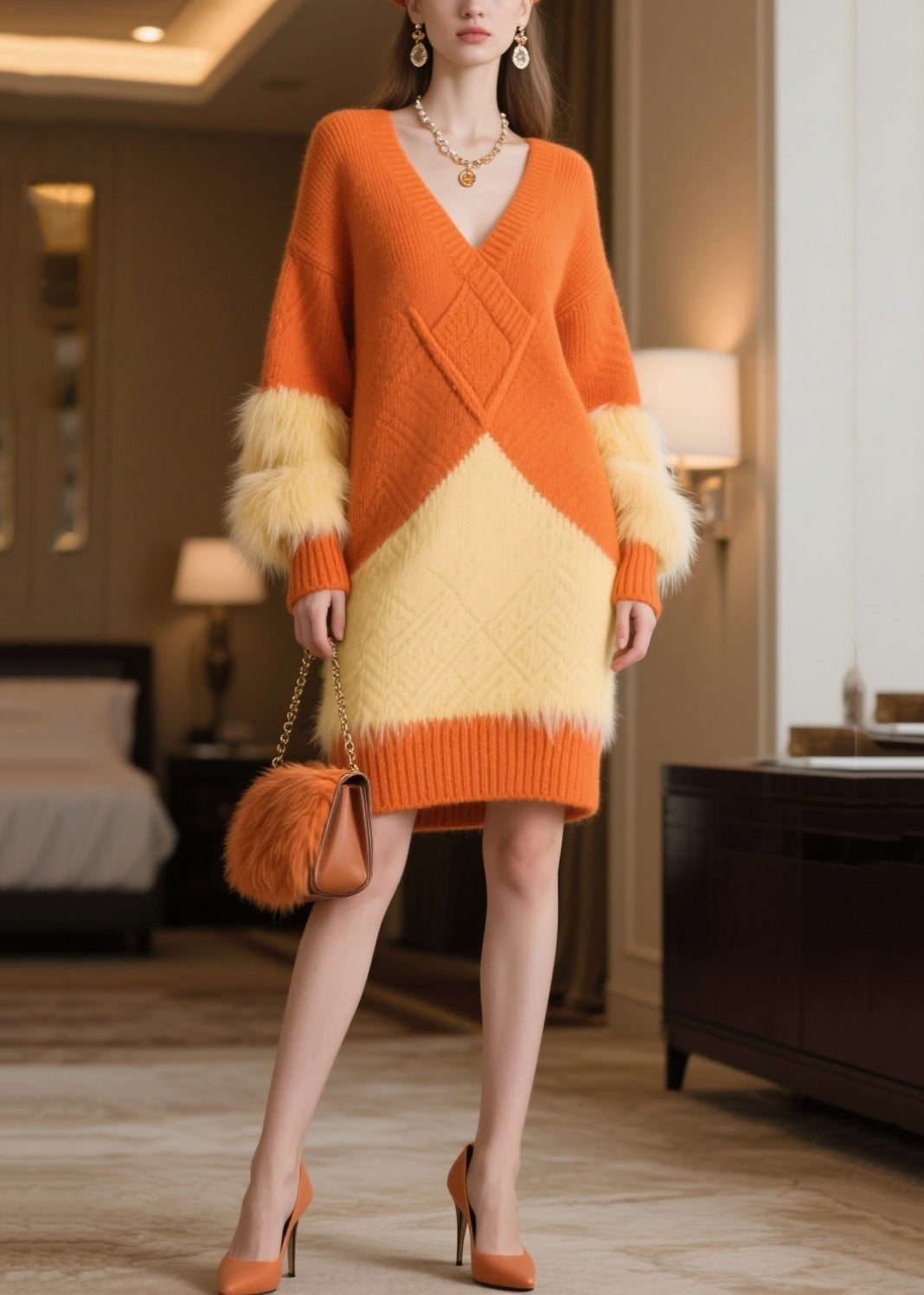 Classic Vintage Dress with a Flattering Fit