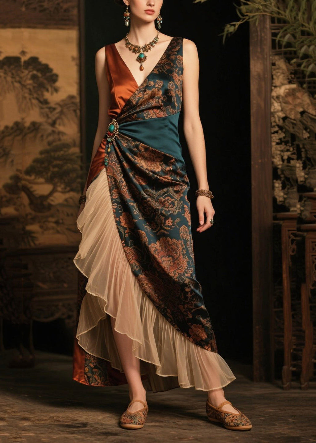 A Vintage Style Dress with Delicate Timeless Details