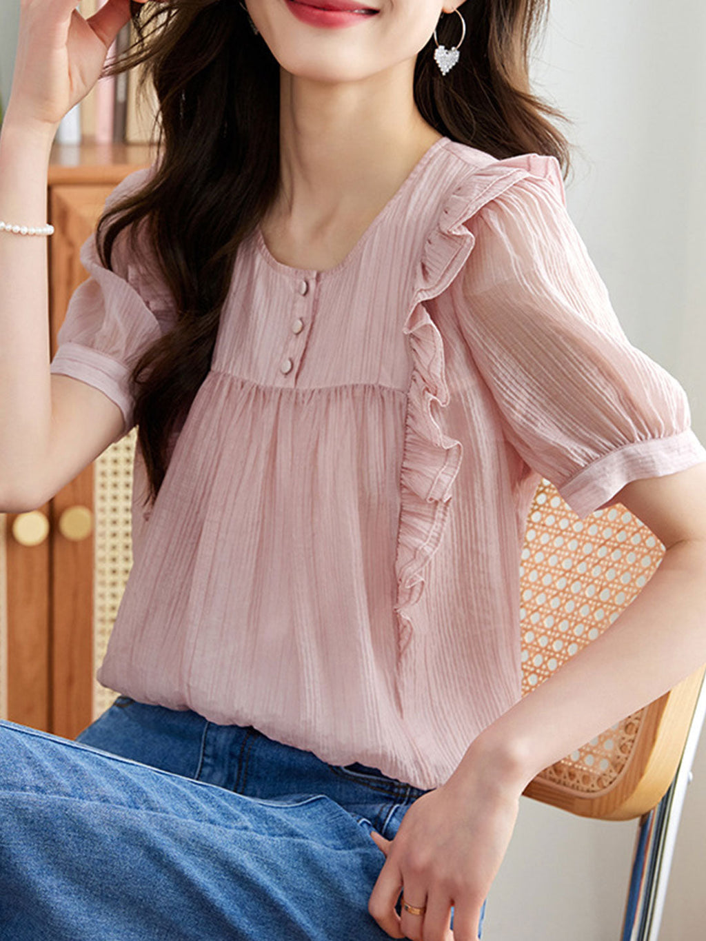 Vintage Inspired Blouse with a Contemporary Edge