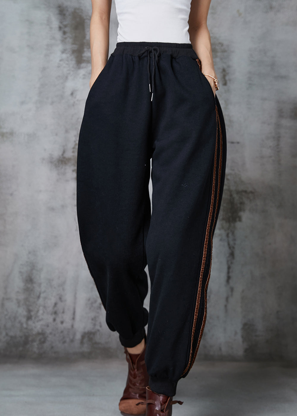 A Vintage Style Pants with Delicate Timeless Details