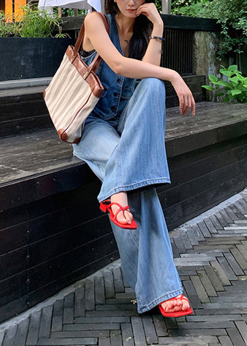 A Vintage Style Pants with Delicate Timeless Details
