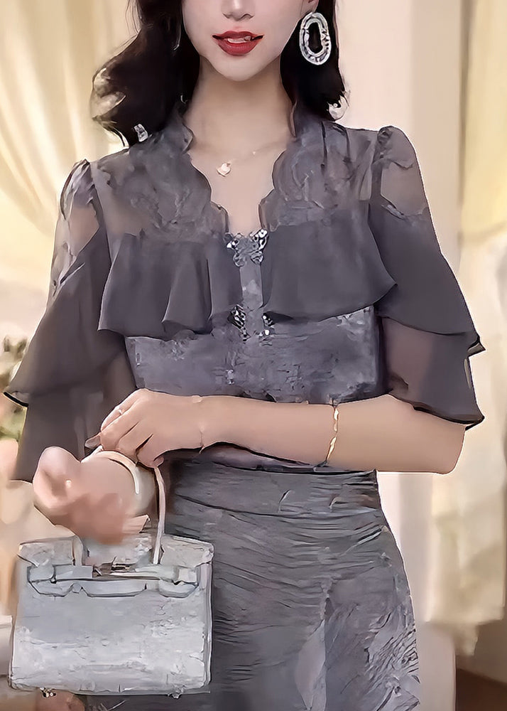Well Tailored Shirt with a Graceful Silhouette
