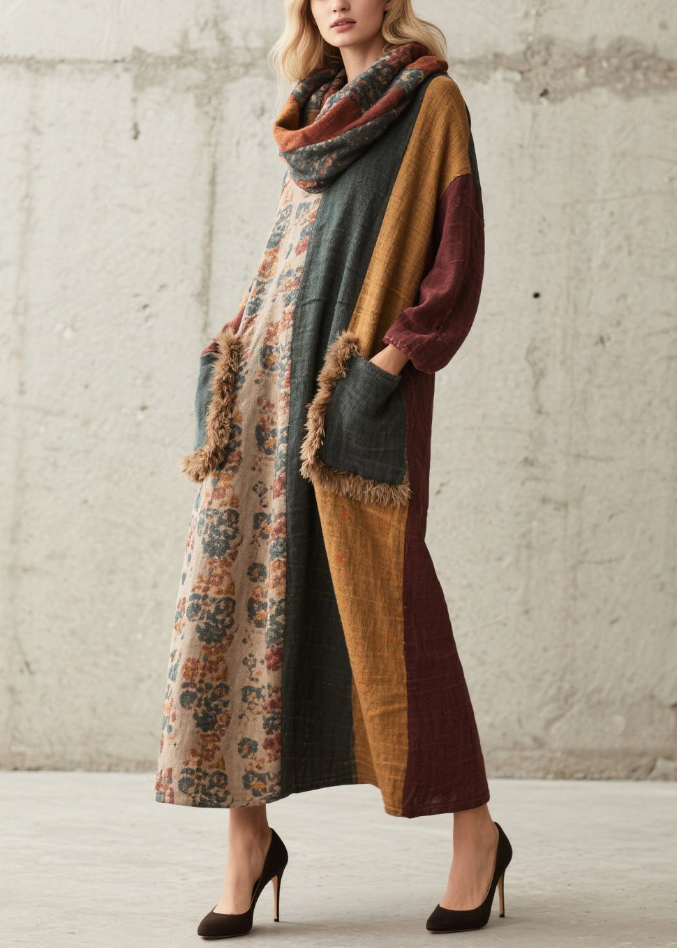 Classic Vintage Dress with a Flattering Fit