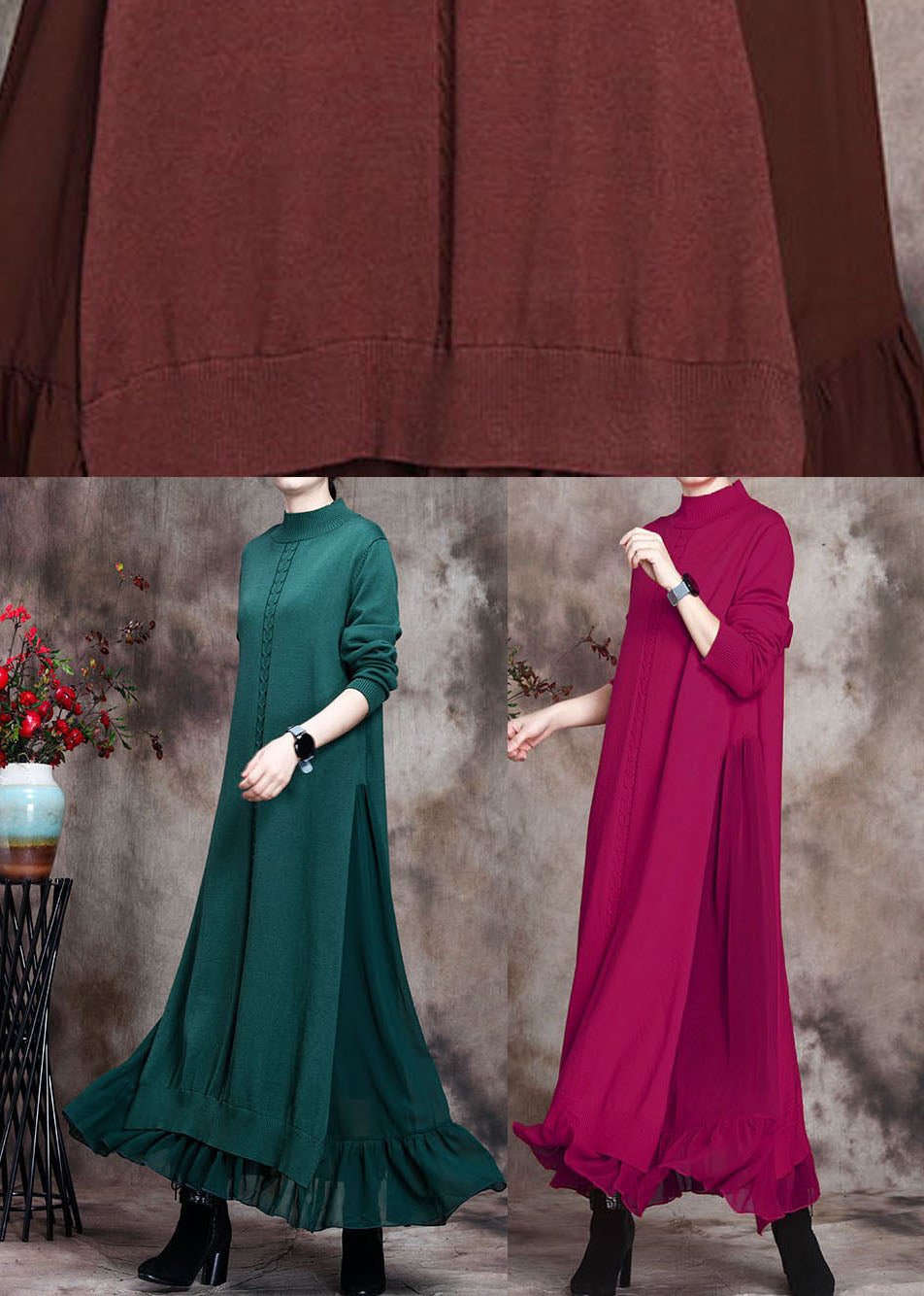 Classic Vintage Sweater with a Flattering Fit