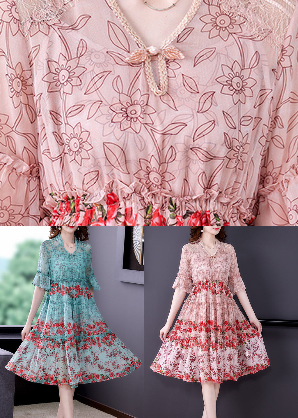 A Vintage Style Dress with Delicate Timeless Details