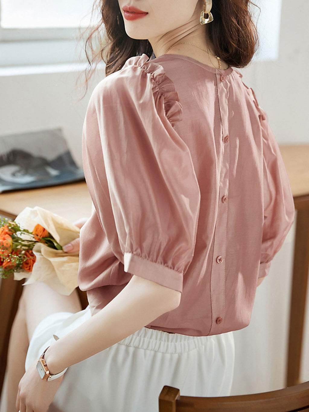 A Vintage Style Top with Delicate Timeless Details