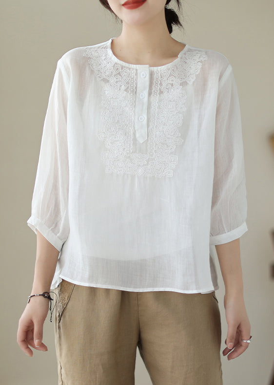 Beautifully Balanced Blouse with Timeless Character