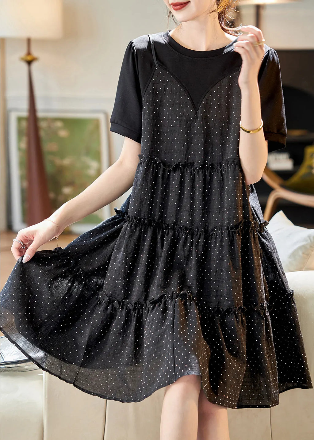 Elegantly Styled Dress for Everyday Wear