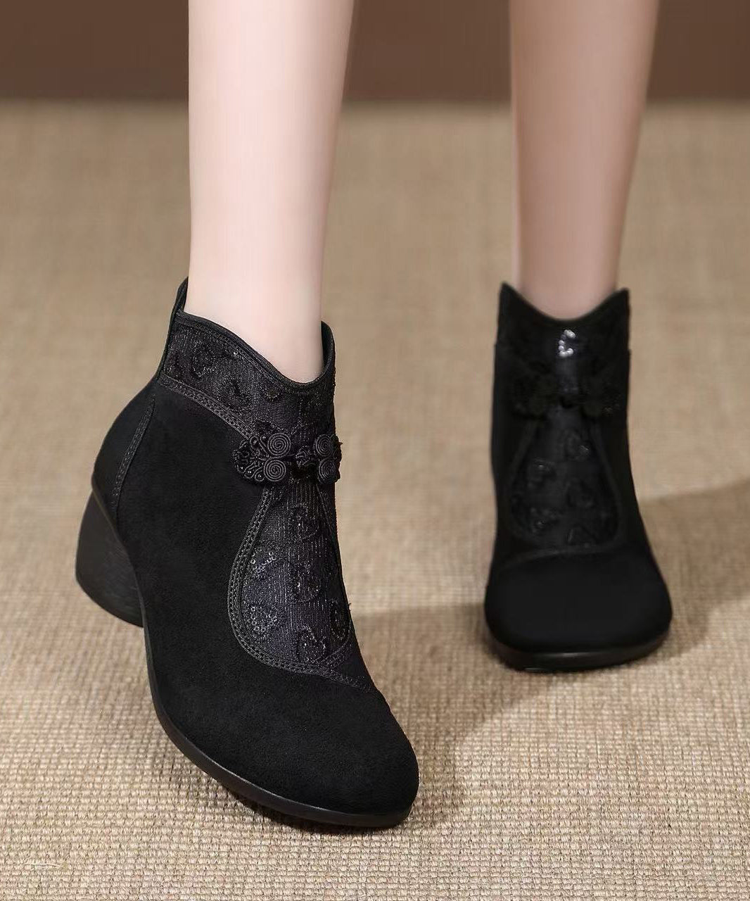Vintage Inspired Orthopedic Boots