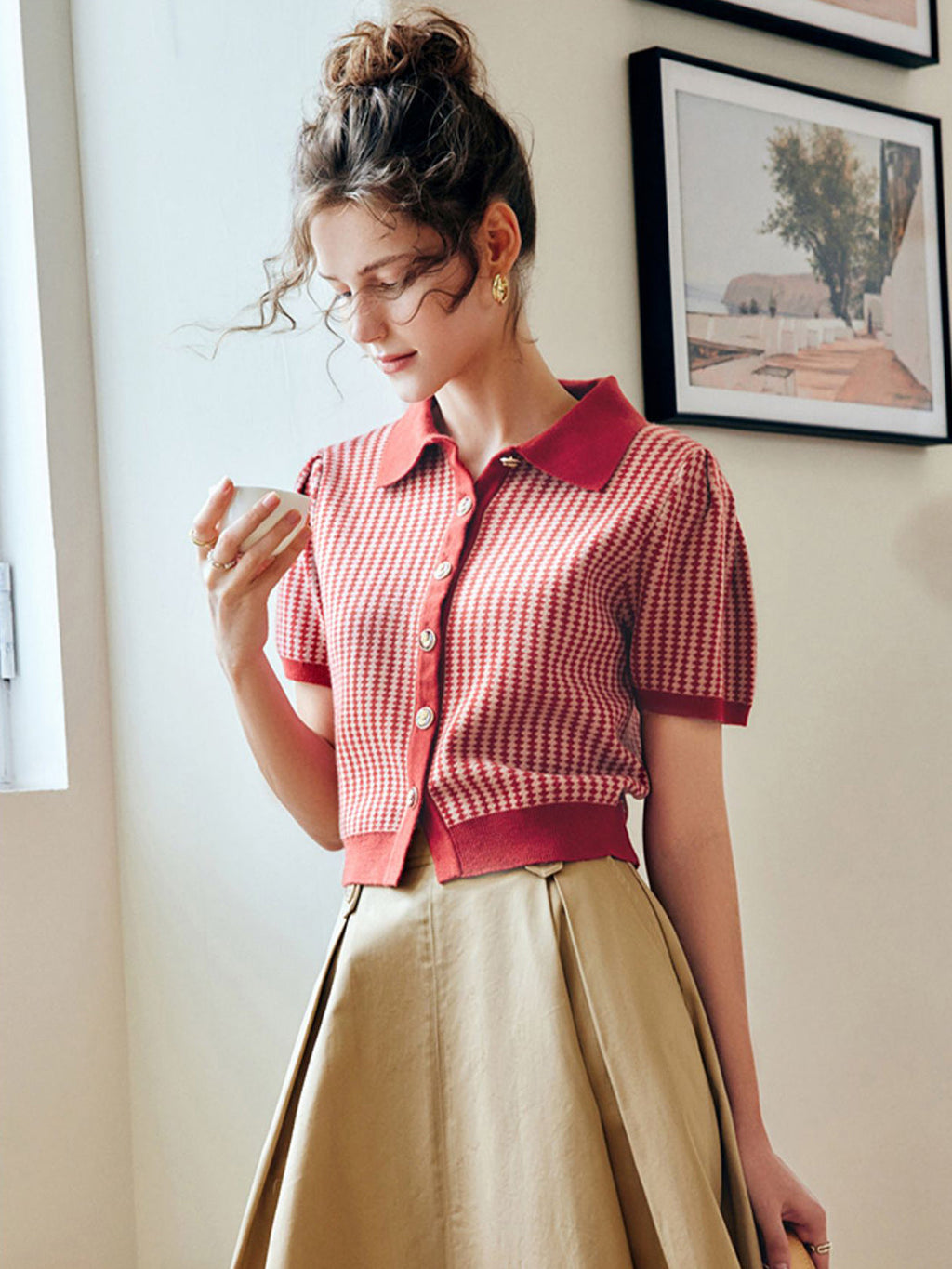 A Vintage Style Top with Delicate Timeless Details