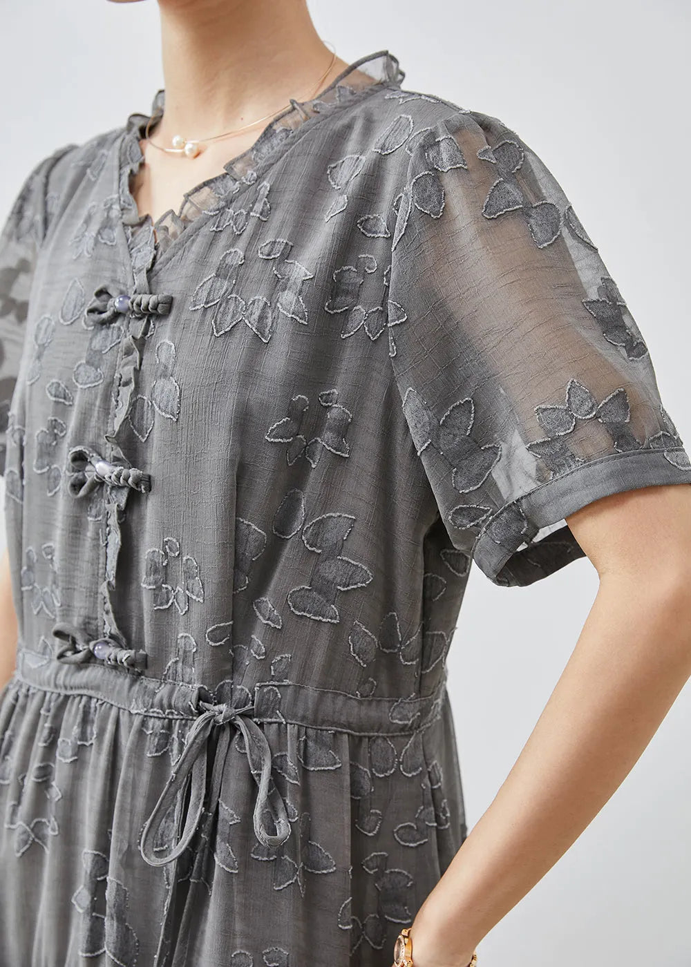 A Vintage Style Dress with Delicate Timeless Details