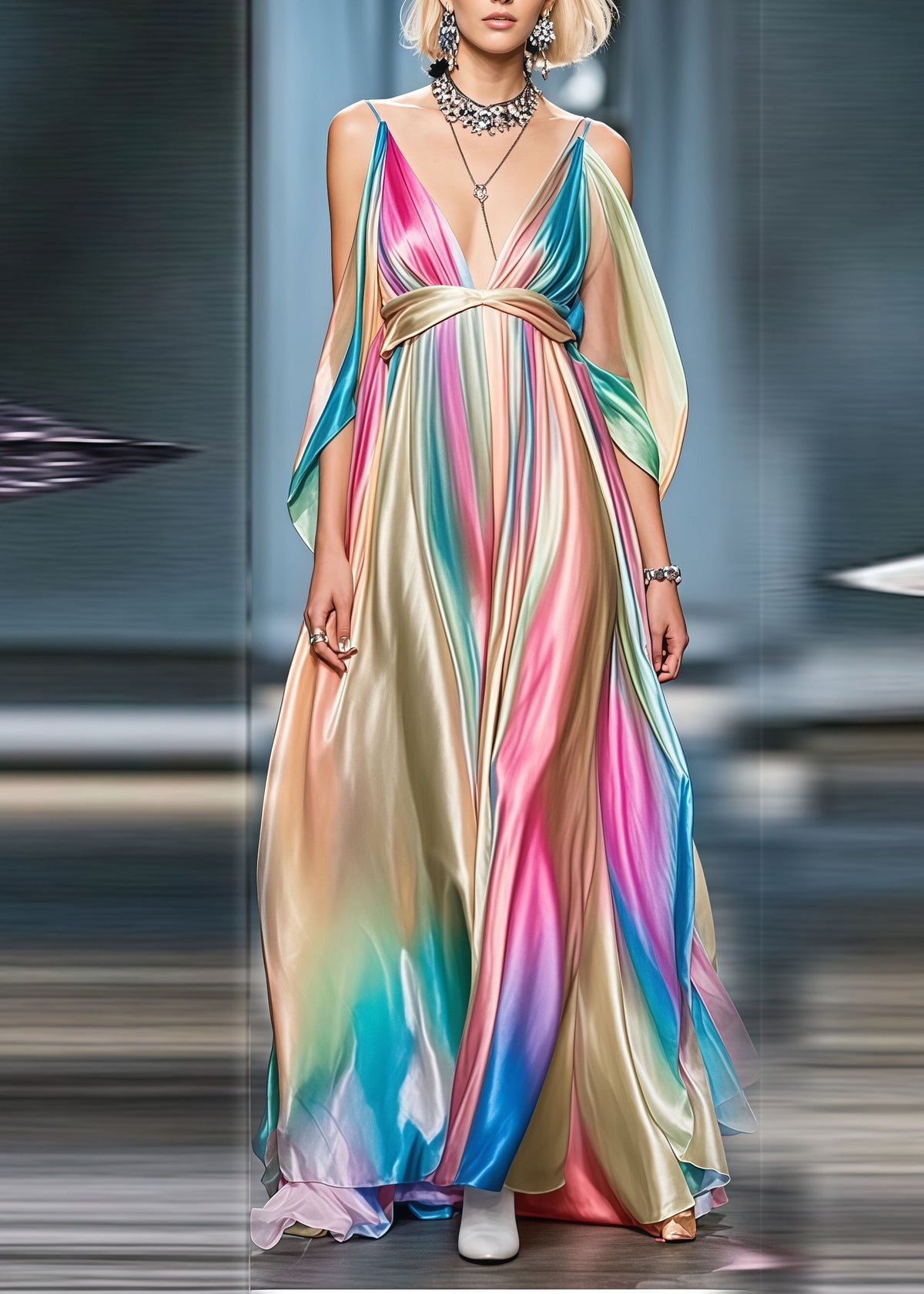 Well Tailored Dress with a Graceful Silhouette