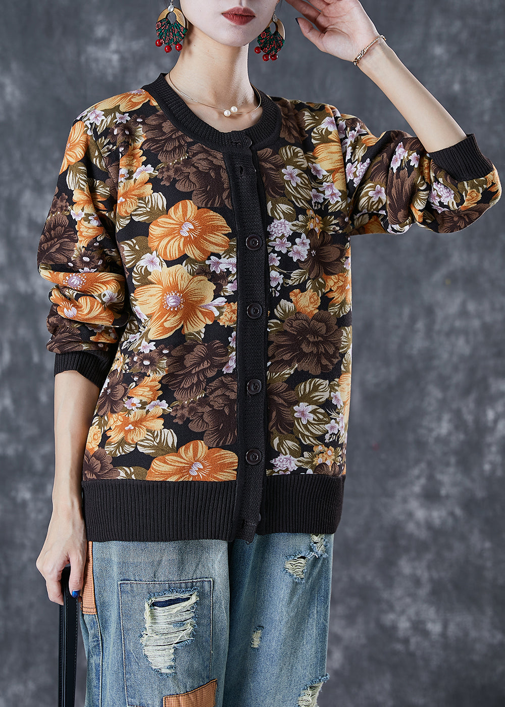Vintage Inspired Sweater with a Contemporary Edge